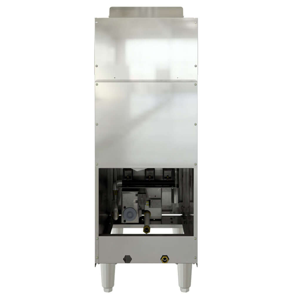 Quemadores y control de temperatura de la freidora industrial de gas Coriat Turbo 30-5Q HD Master