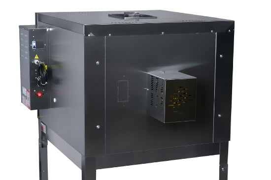 Parte trasera del horno de convección GPaniz FTG-150N a gas