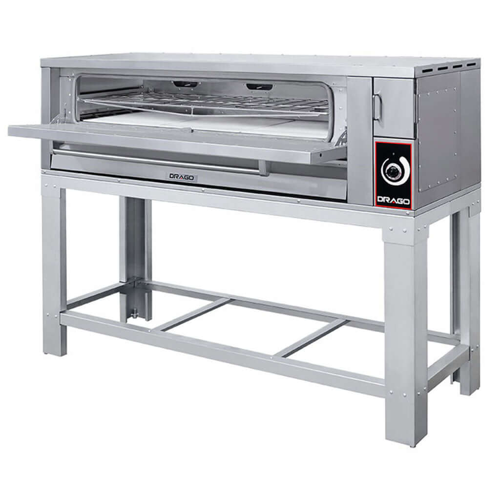 Horno para pizza de piedra Drago HP-3 con piedra refractaria interior