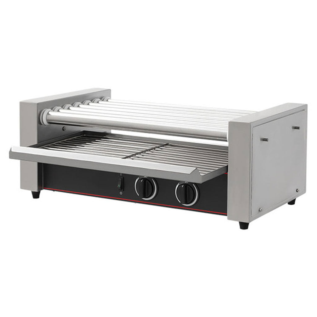 Controles independientes de temperatura en máquina para hotdog Drago HD-07