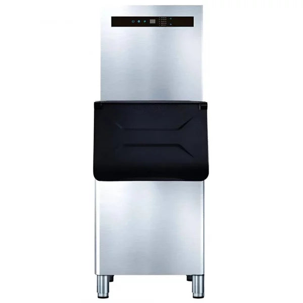 Máquina de hielo MIGSA HB-230 con cabezal metálico y depósito independiente grande para 180 kg, vista de producto