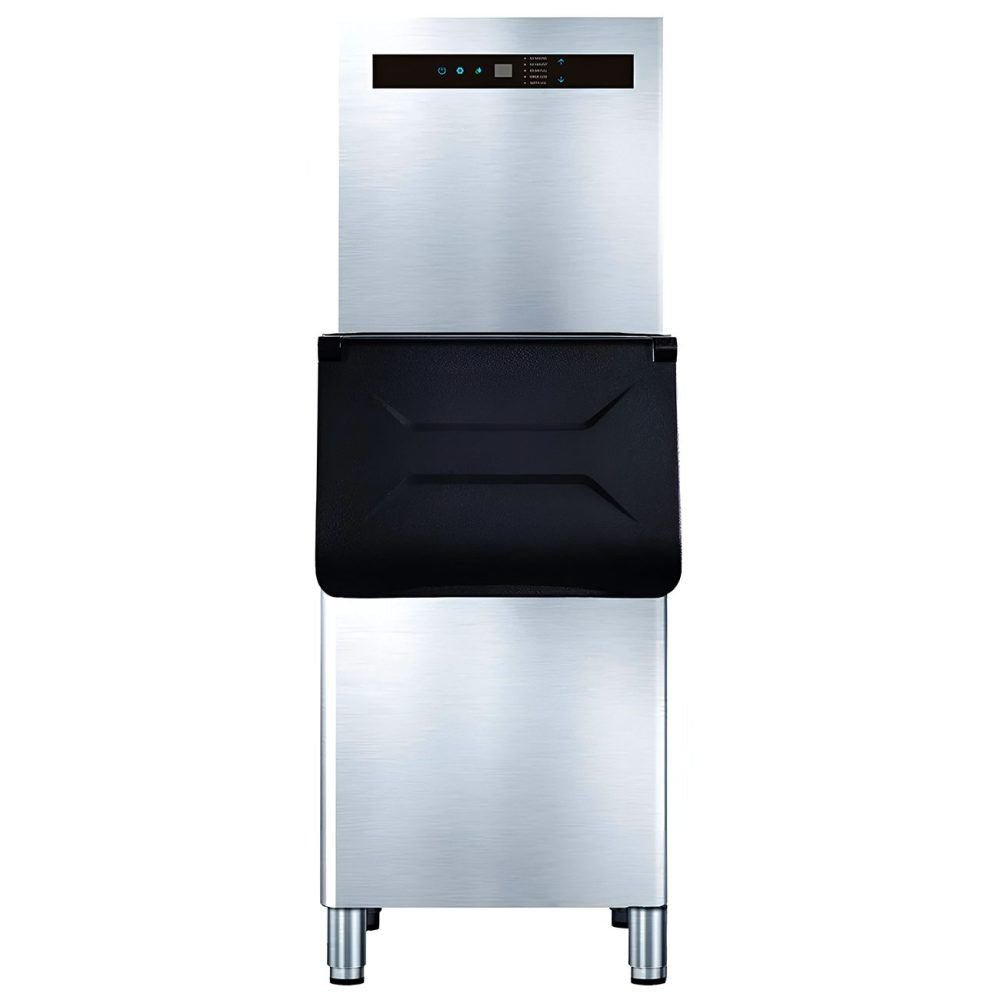 Fabricadora de hielo industrial MIGSA HB-450 con depósito independiente 180 kg, fotografía del modelo comercial