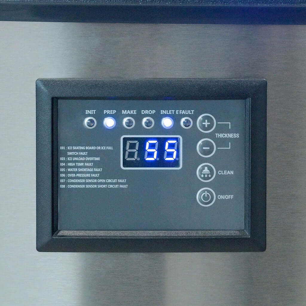maquinas-de-hielo-industrial-snooker-SK-280P-tablero-de-control