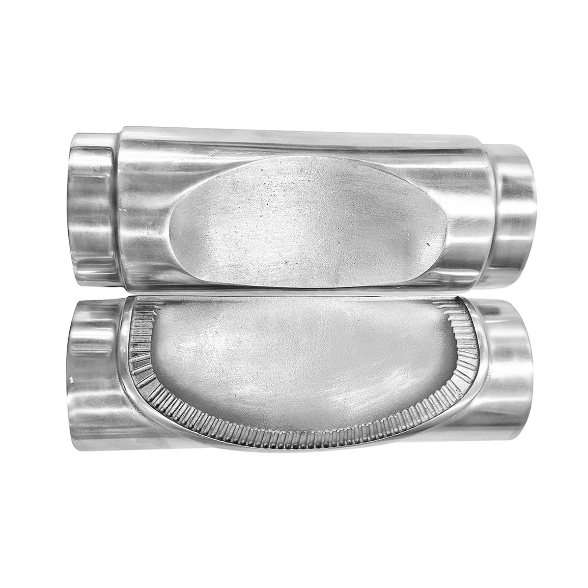 Molde extra MIGSA A11 de forma semicircular y medida 17.1 × 8.3 cm para formadora de quesadillas y empanadas