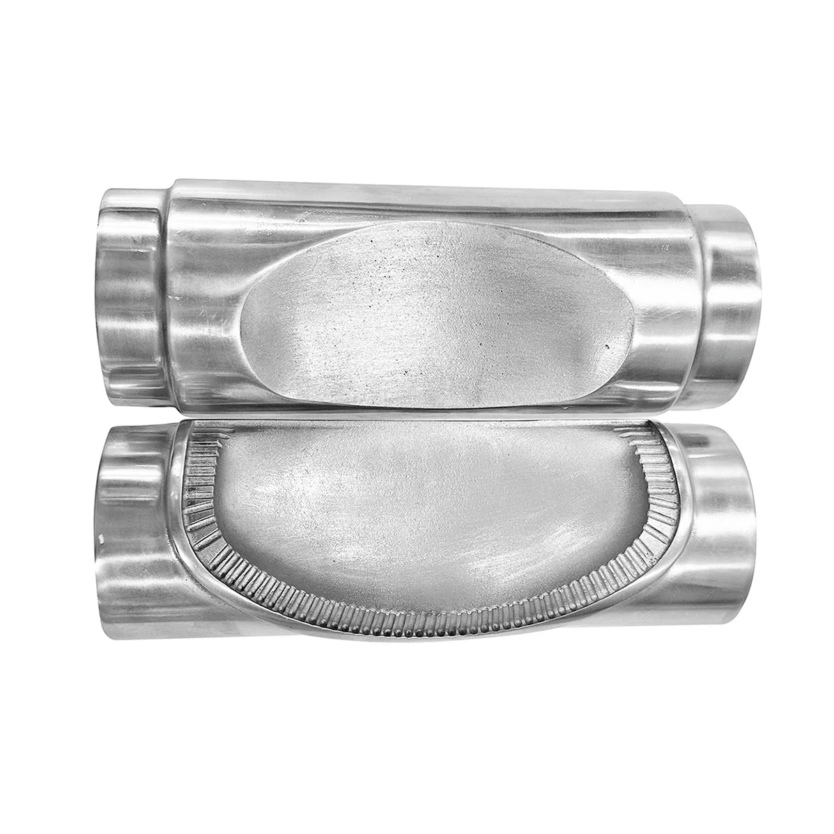 Molde extra MIGSA A8 de forma semicircular y medida 14 × 8.3 cm para formadora de quesadillas y empanadas
