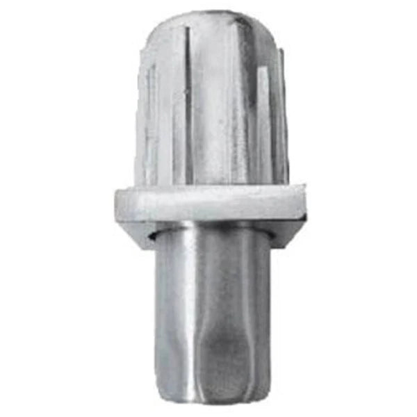 Regatón nivelador MIGSA BXY-008 de acero inoxidable y zinc para tubo cuadrado de 1 1/2 pulgadas, caja de 100 piezas