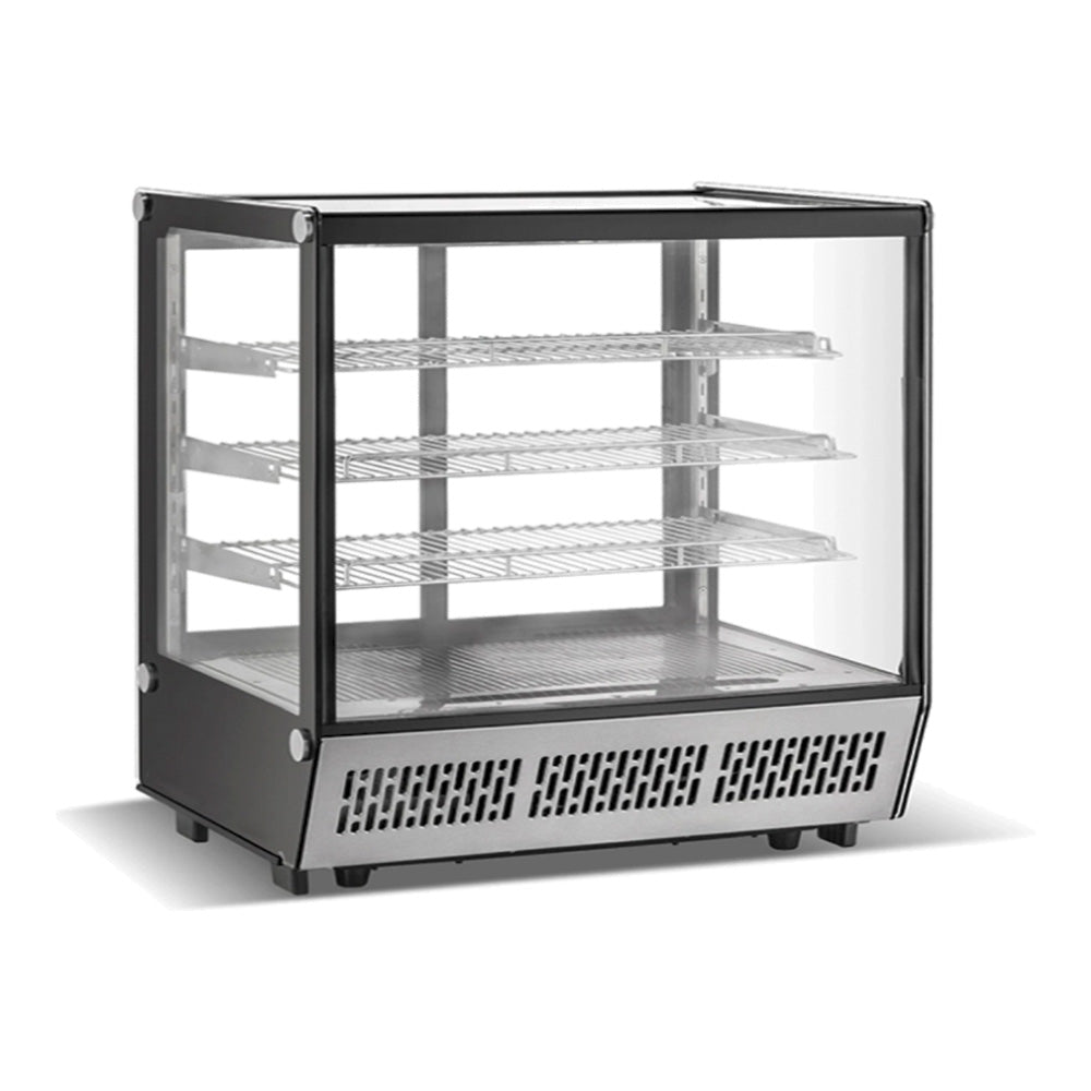 Vitrina refrigerada MIGSA CW-235 de 288 litros, cristal recto, cuatro niveles, fotografía principal del modelo original sobre fondo blanco