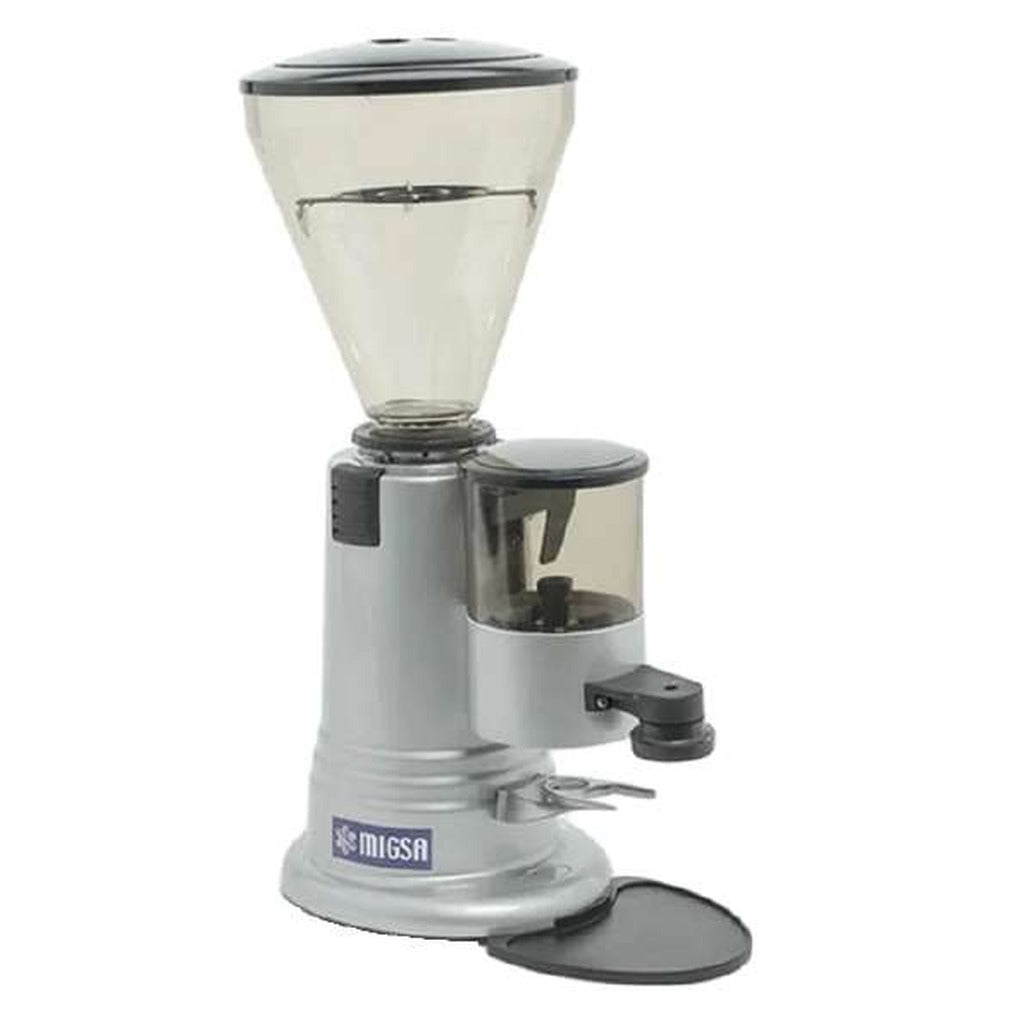 Molino de café MIGSA CG300 con tolva de 1.5 kg y dosificador de 400 gramos, imagen principal original sobre blanco
