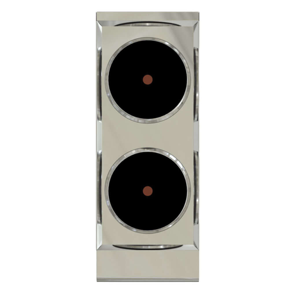 Platos de hierro fundido de la parrilla eléctrica 2 quemadores Coriat PCV-2-E