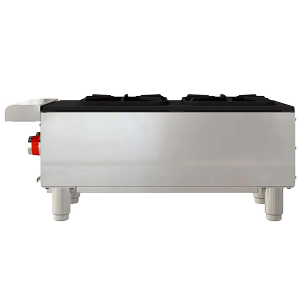 Parrilla superior de hierro fundido en parrilla industrial 2 quemadores Coriat PCV-2 Master