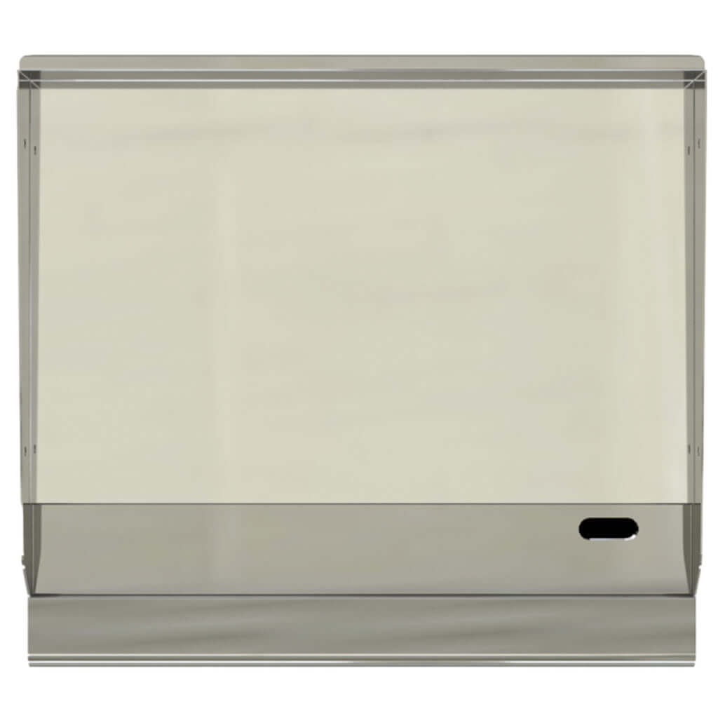Panel frontal con termostatos ajustables de 50 a 300°C en plancha Coriat CV-3-E Master