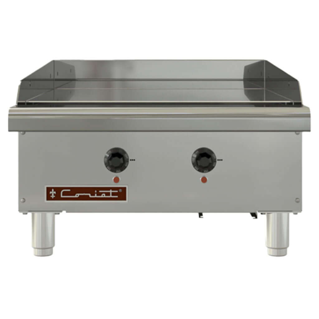 Plancha eléctrica Coriat CV-2-E Master de 2 quemadores vista frontal
