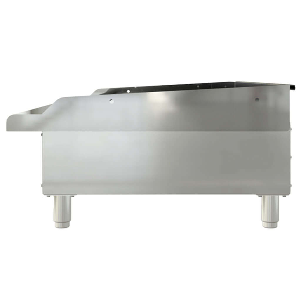 Bandeja de grasa de gran capacidad en la plancha eléctrica Coriat CV-3-E Master