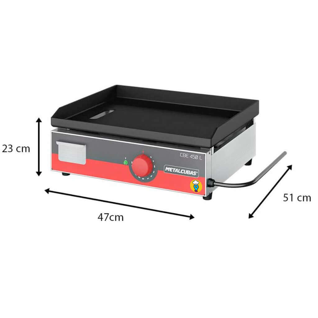 plancha-electrica-industrial-metalcubas-CBE450L-medidas