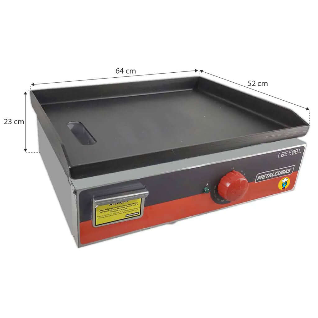 plancha-electrica-industrial-metalcubas-CBE600L-medidas