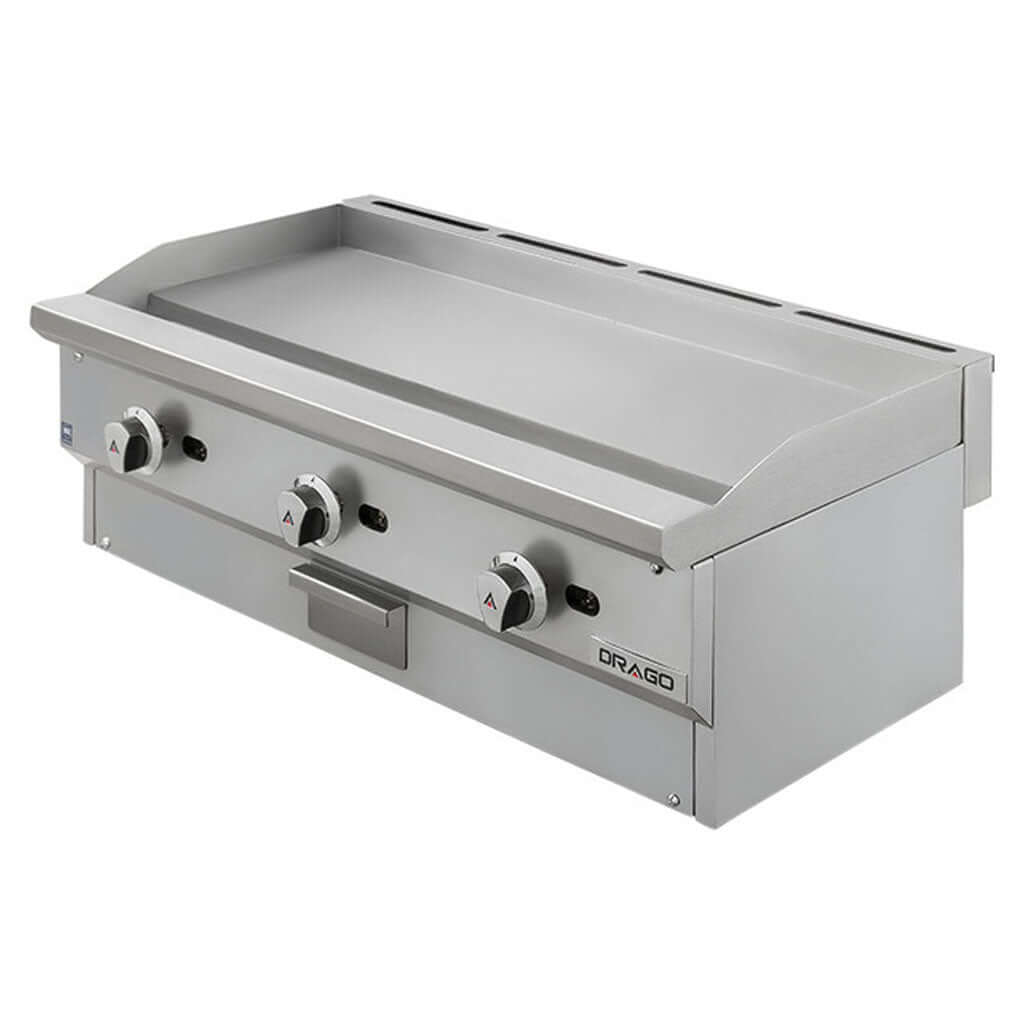 Placa de cocción de plancha industrial de cocina Drago PG-3 Slim