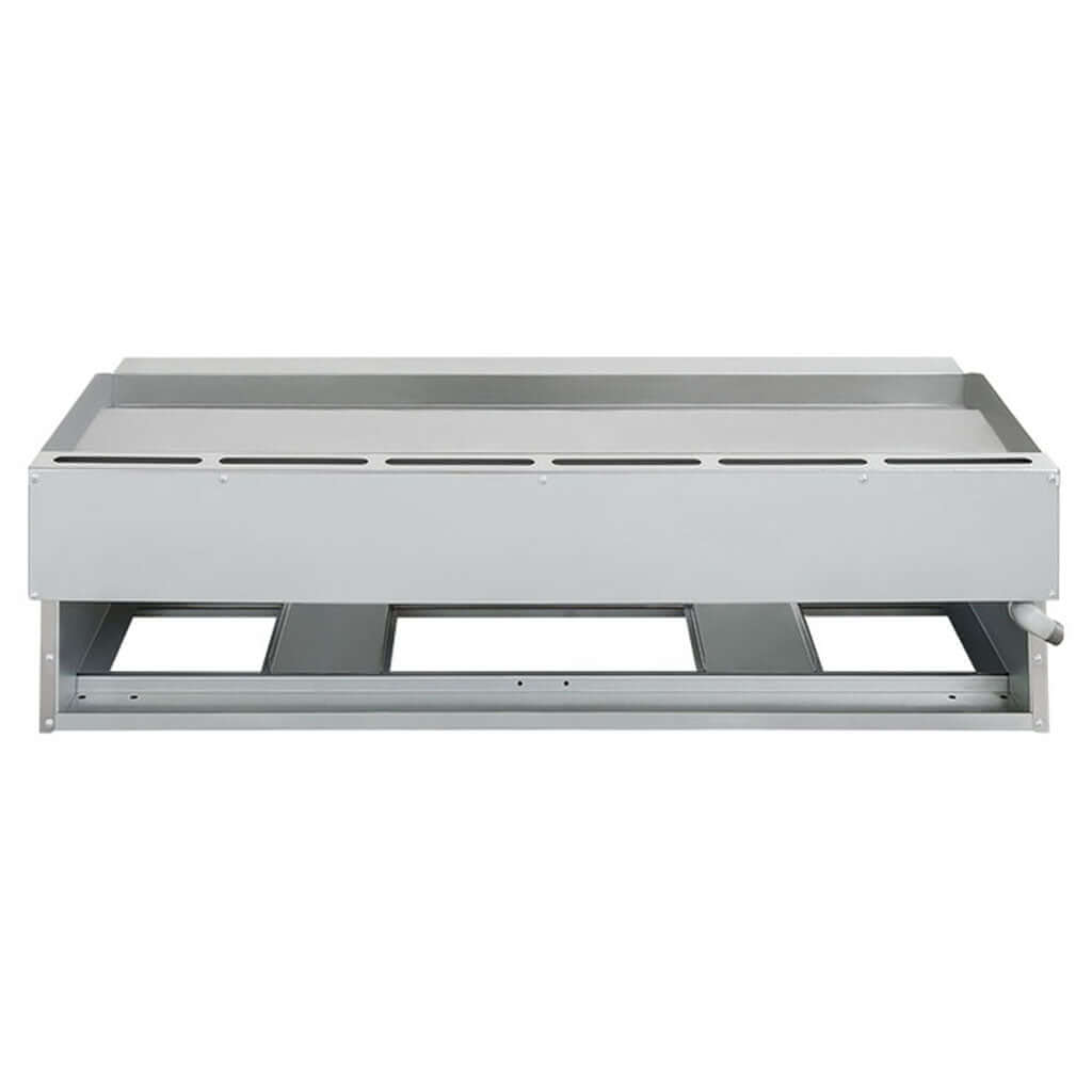 Plancha industrial Drago PG-4 Slim con bandeja recolectora desmontable de acero inoxidable