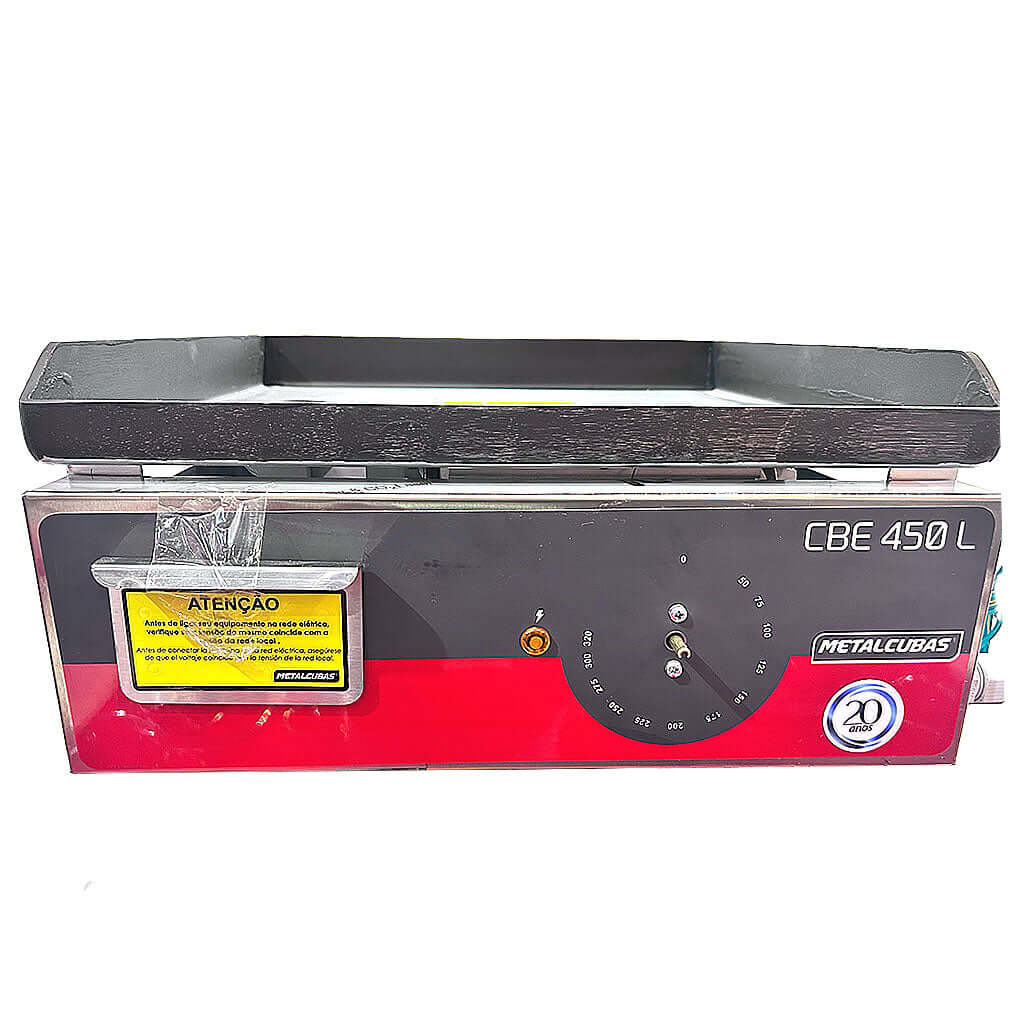 Planchas industriales de cocina Metalcubas modelo CBE450L ideales para restaurantes y negocios gastronómicos