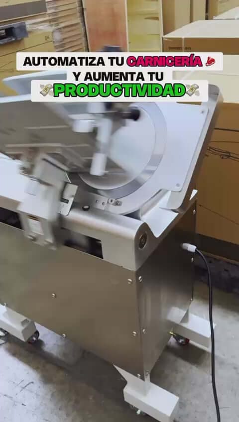 Video rebanadora de jamon automatica rhino Rebac-363