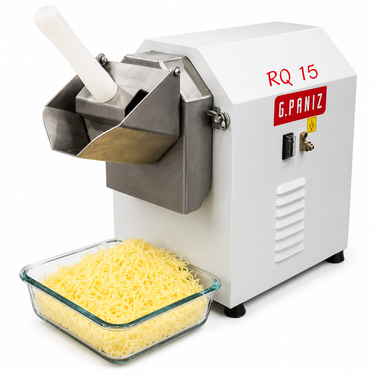 Rallador GPaniz RQ-15 con recipiente de queso rallado