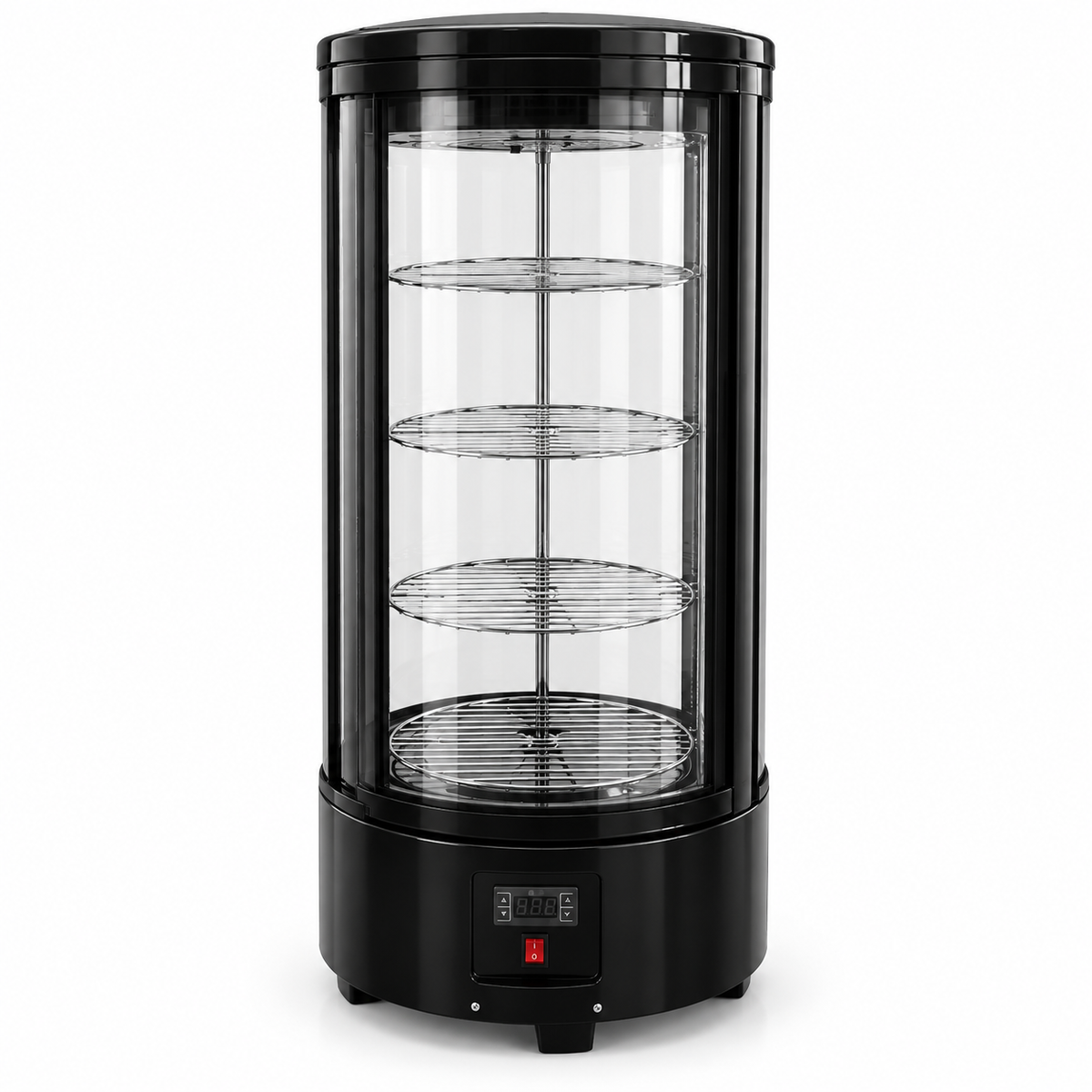 Refrigerador circular MIGSA RTC-72L de 72 litros con parrillas giratorias