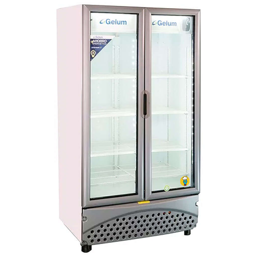 refrigerador-puerta-de-vidrio-Gelum-VR-26-2-G-color-gris