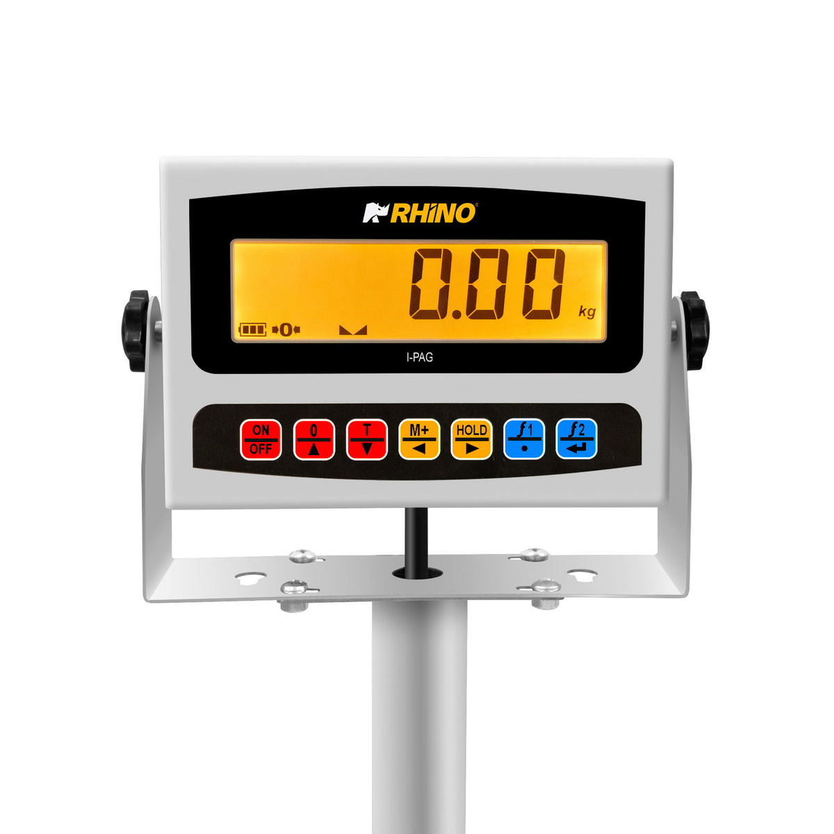 Indicador LCD de báscula de plataforma RHINO BAPAG-200 en detalle frontal