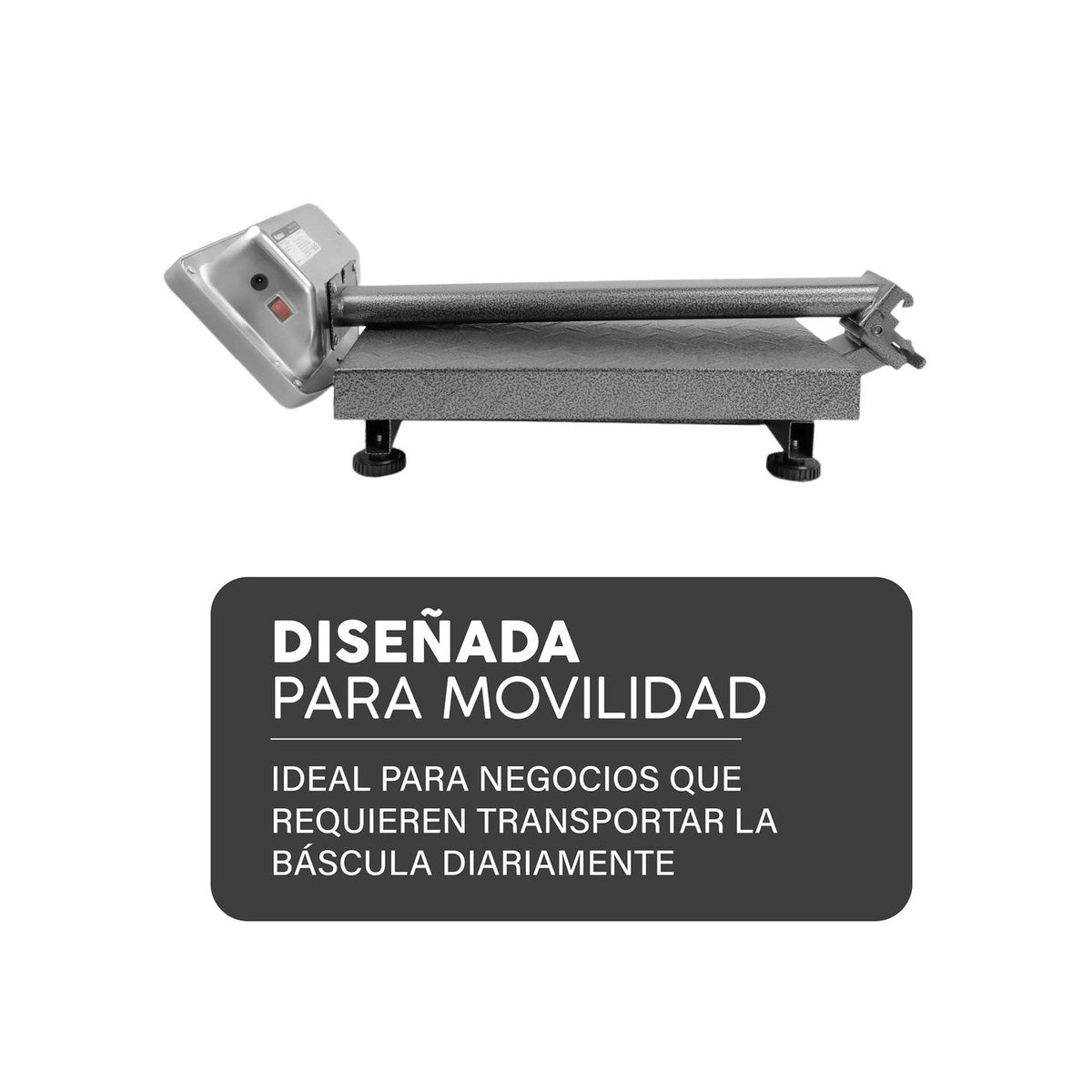 Báscula VINSON BAPLE-100, detalle portabilidad