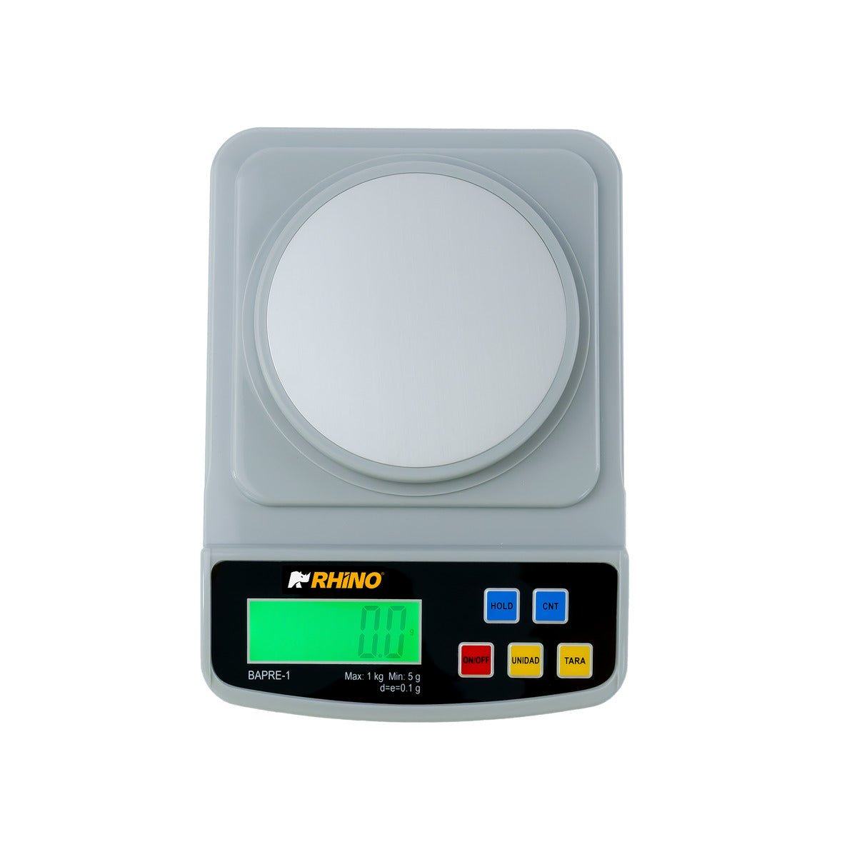 Balanza RHINO BAPRE-1 plato circular para pesar ingredientes