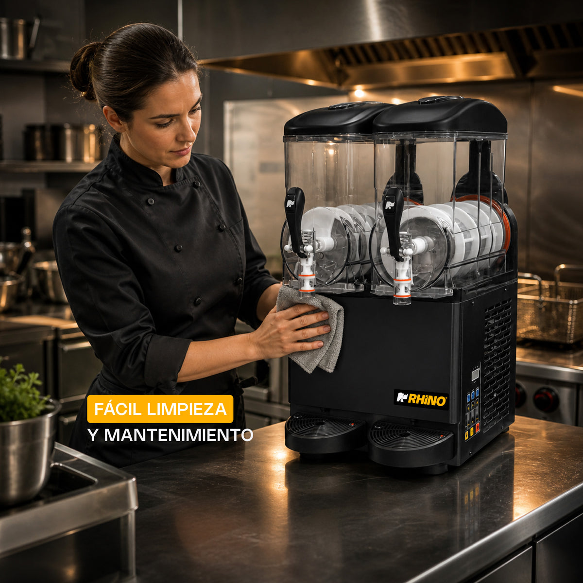 Máquina granizadora RHINO MAGRA-2T 2 x 12 litros — imagen oficial 7