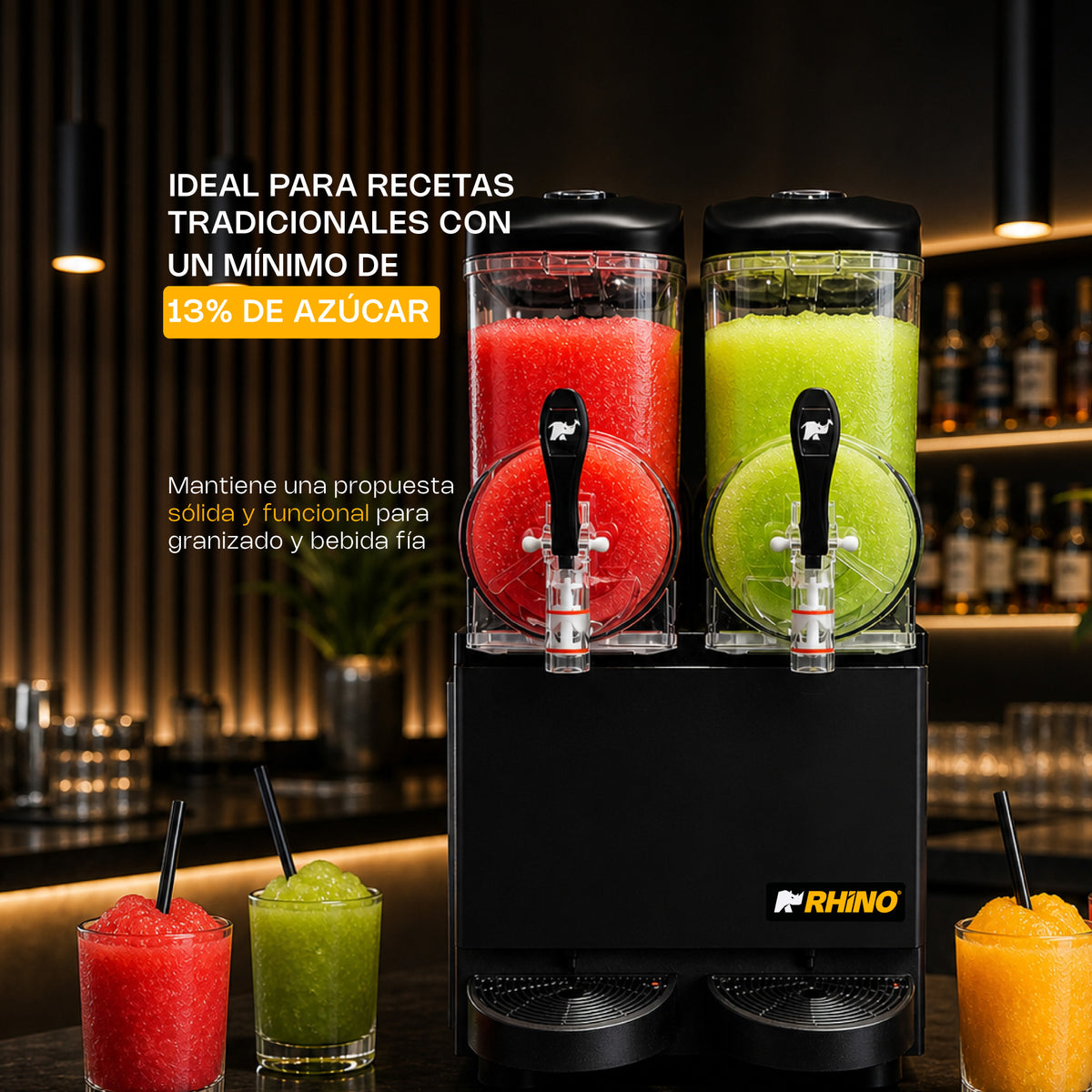 Máquina granizadora RHINO MAGRA-2T 2 x 12 litros — imagen oficial 8