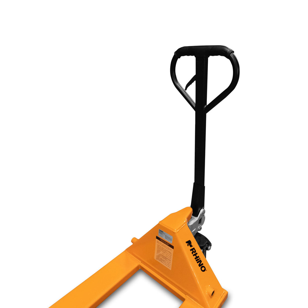 Detalle de la empuñadura y chasis del patín hidráulico RHINO PATHID-3T