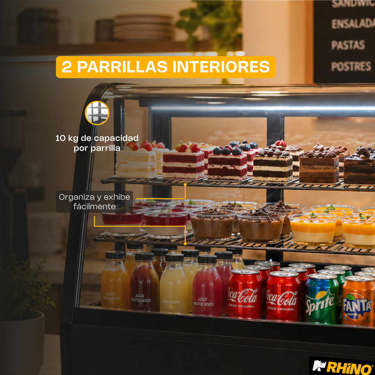 Vitrina refrigerada RHINO VIREMO-100 — imagen oficial 6
