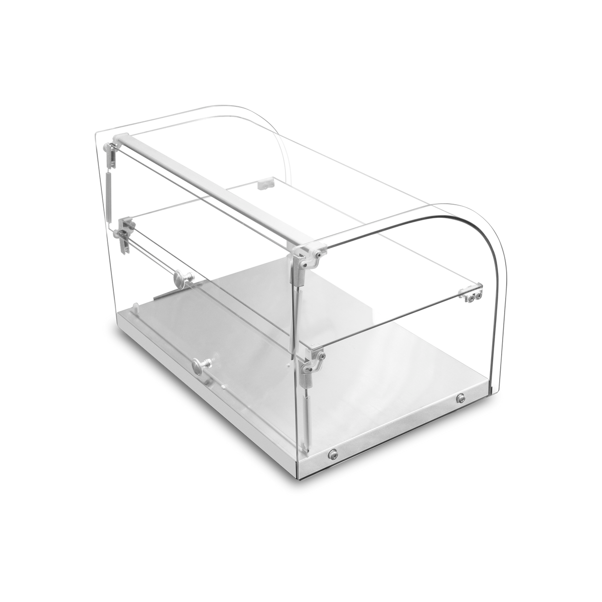 Vitrina neutra curva RHINO VITNEU-45C perspectiva lateral