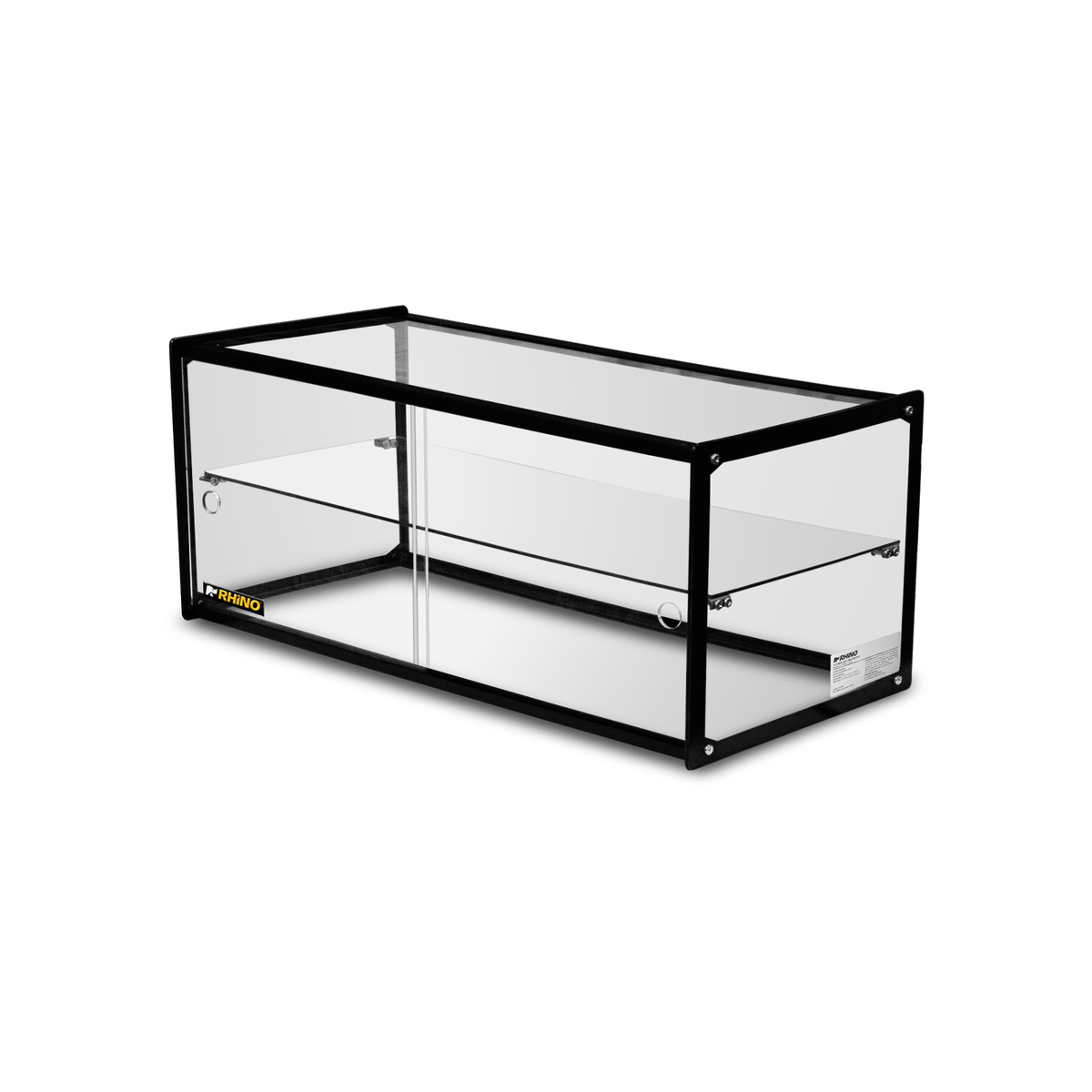 Vitrina recta RHINO VITNEU-90R 90 litros, vista diagonal alternativa