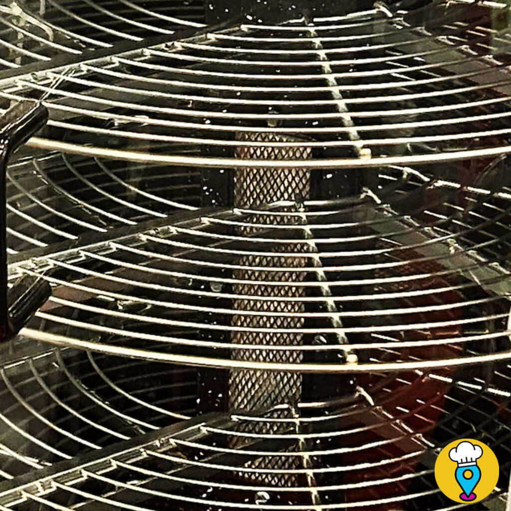 Rosticero de Pollos Gpaniz ARV100CQC - Horno Rosticero Profesional de 100kg, 6 Parrillas Giratorias, Acero Inoxidable