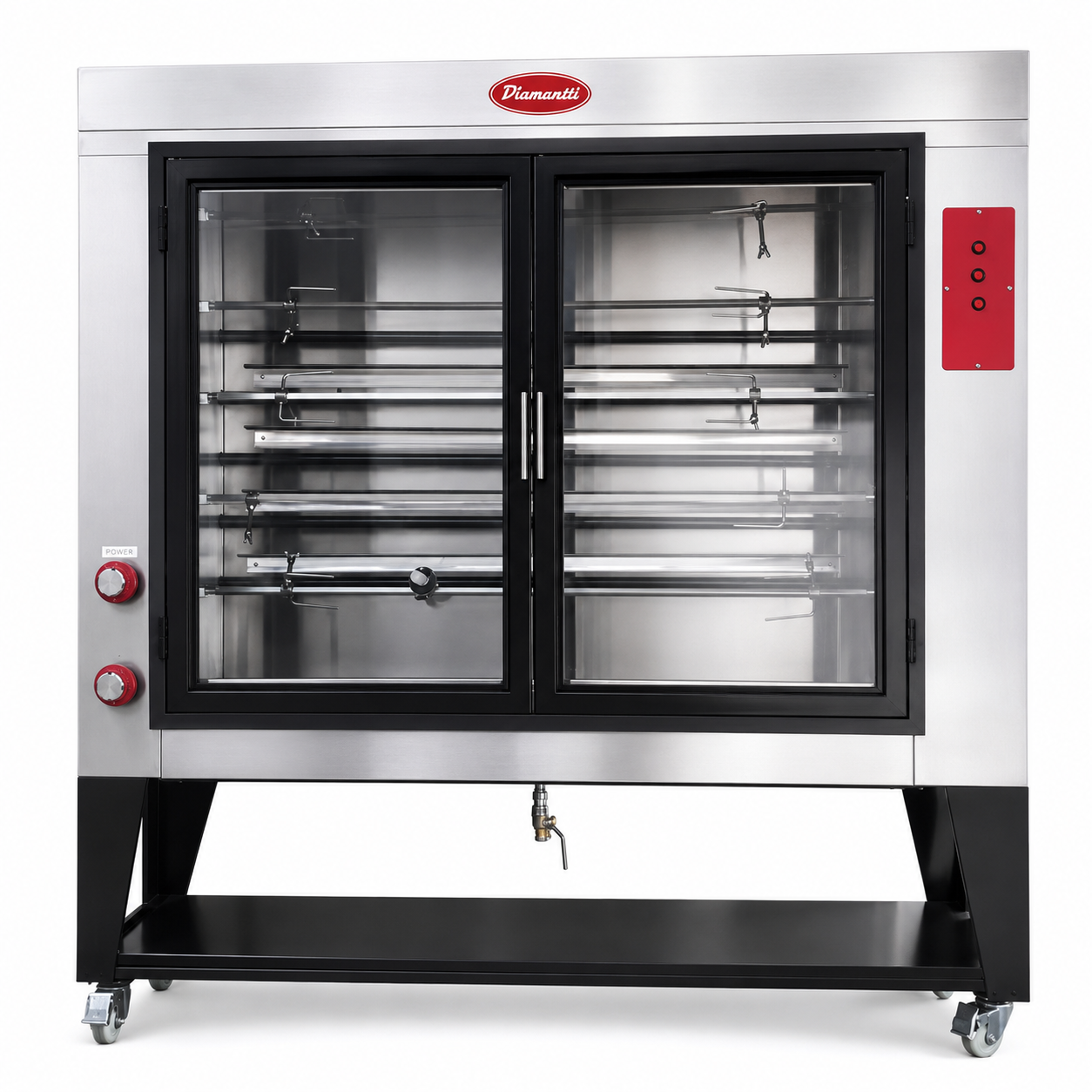 Rosticero para pollos Diamantti HRD-45 industrial con capacidad para 45 pollos