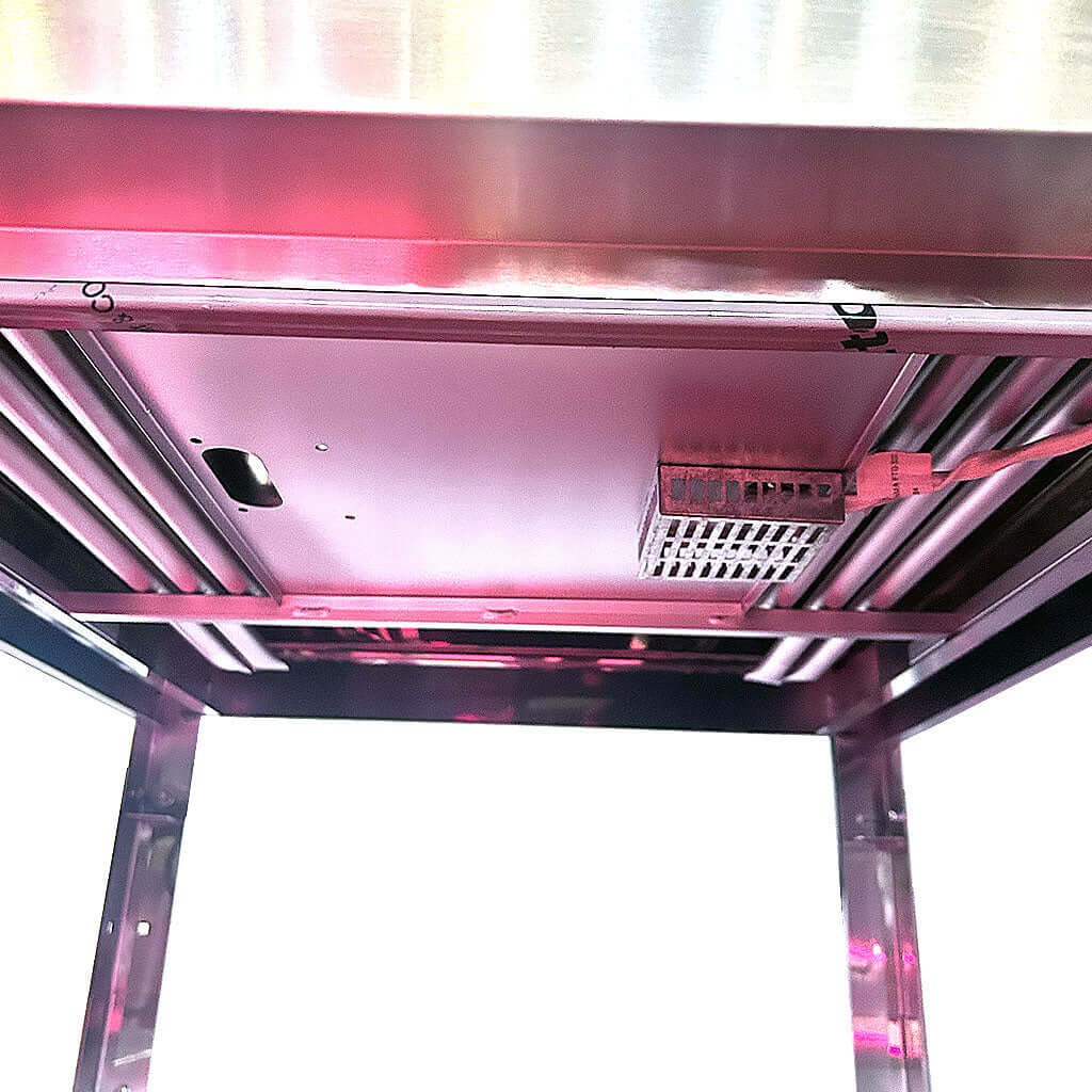 Ruedas reforzadas con freno del horno industrial a gas GPaniz FTG-3000.