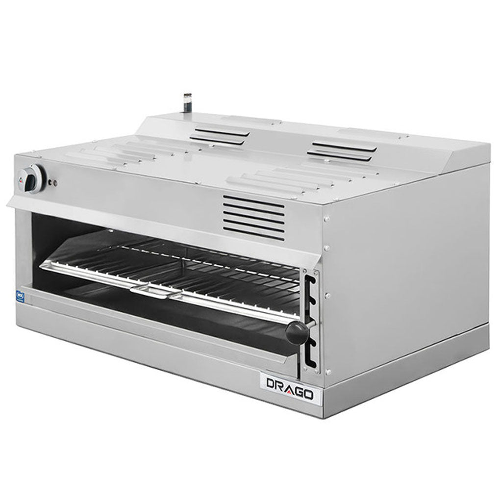 Salamandra para restaurante Drago SGG-3 con parrilla ajustable de 5 posiciones
