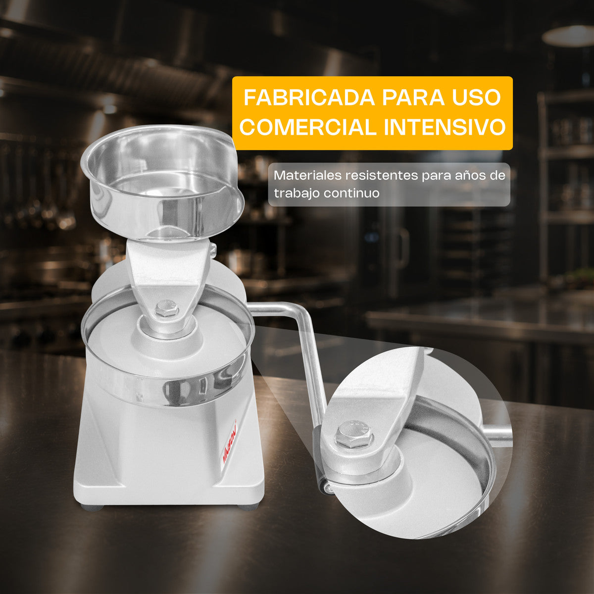 Formadora manual de hamburguesas VINSON FHAM-13 para uso comercial