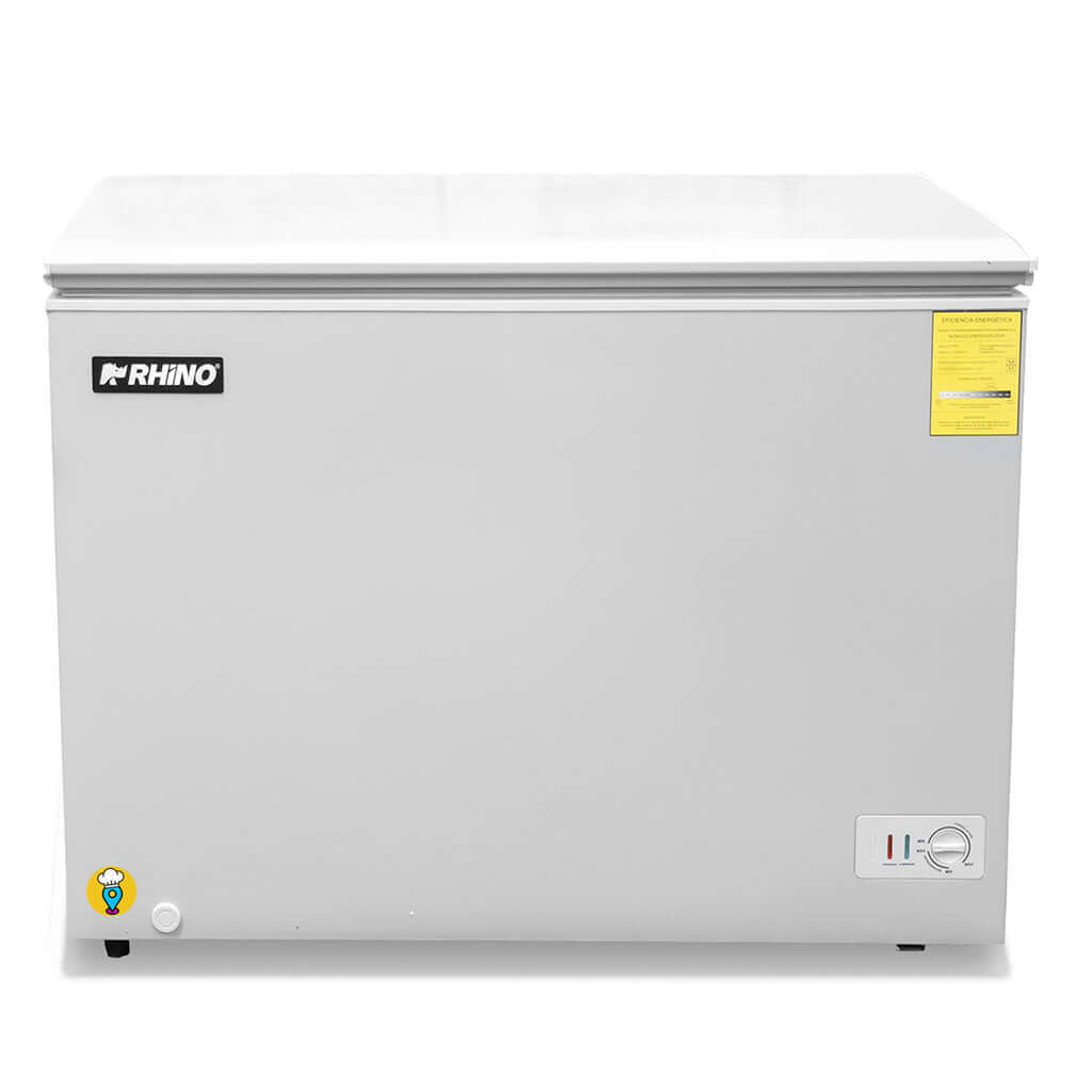 vista-frontal-del-congelador-rhino-congeco-10-de-pies-de-capacidad
