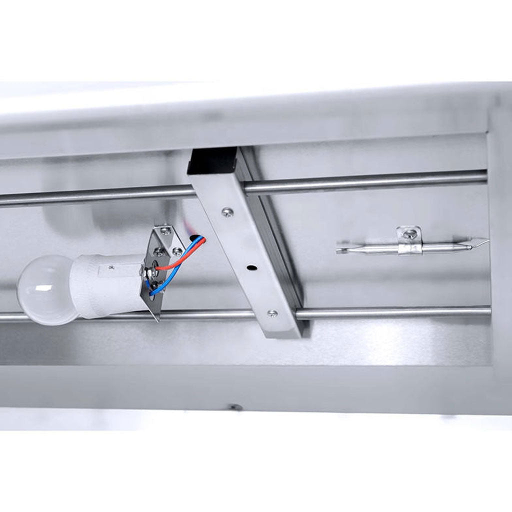 Puertas abatibles de vitrina caliente Migsa HW-6P doble frente