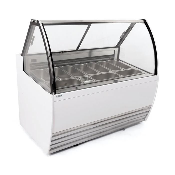 Vitrina congeladora de helados MIGSA DW-10 para 10 insertos, imagen original del fabricante