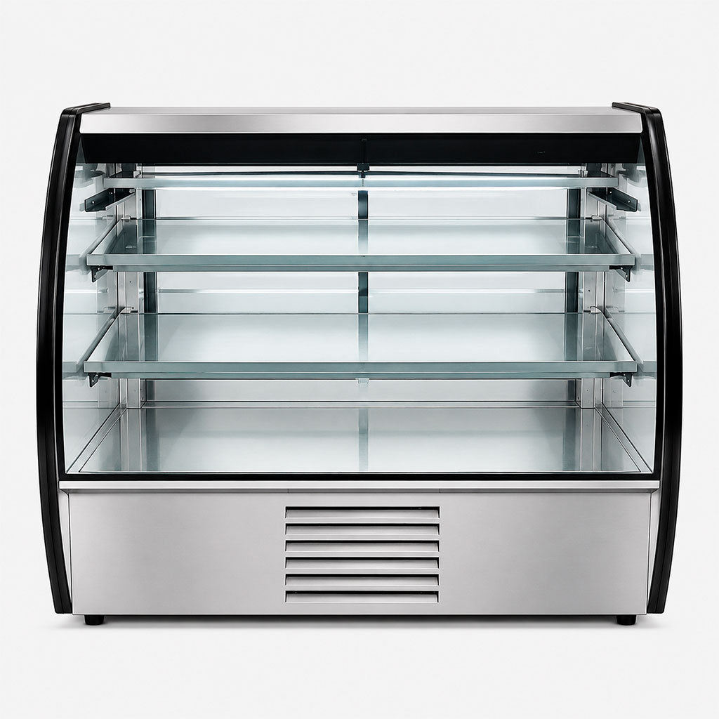Vitrina mostrador refrigerado Gelum VG-C-180 AI de 24 ft³ para carnes aves y pescados