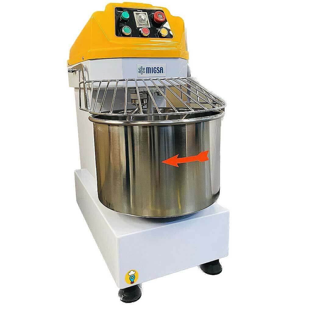 Amasadora Industrial 2 Velocidades 80 Litros Migsa HBS-80-Amasadoras-MIGSA-ElLugarDelChef.com