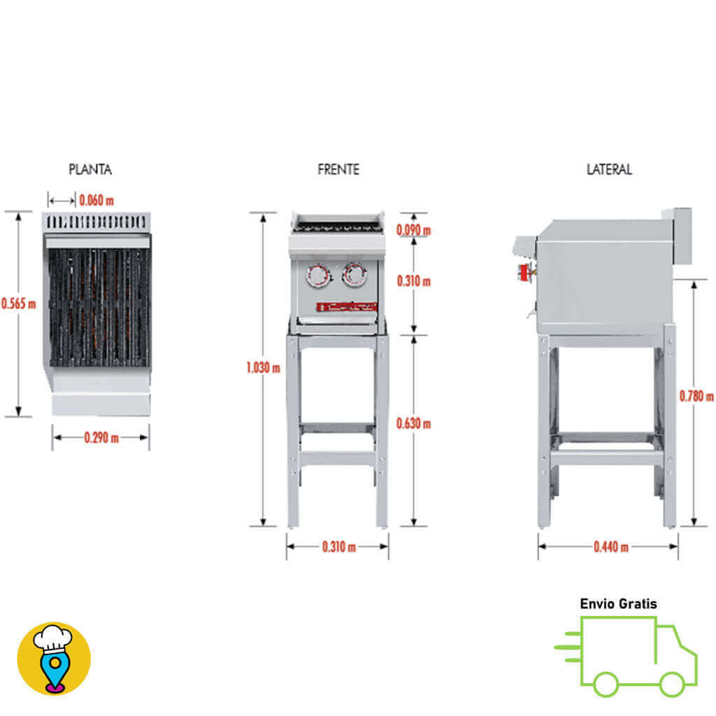 Asador 1 Sección CORIAT - ACH-1 PETIT-Asadores-CORIAT-ElLugarDelChef.com