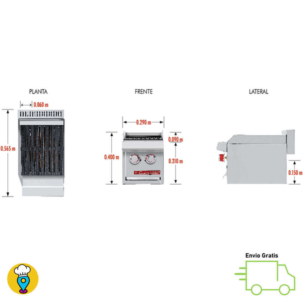 Asador 1 Sección CORIAT - ACH-1 PETIT-Asadores-CORIAT-ElLugarDelChef.com