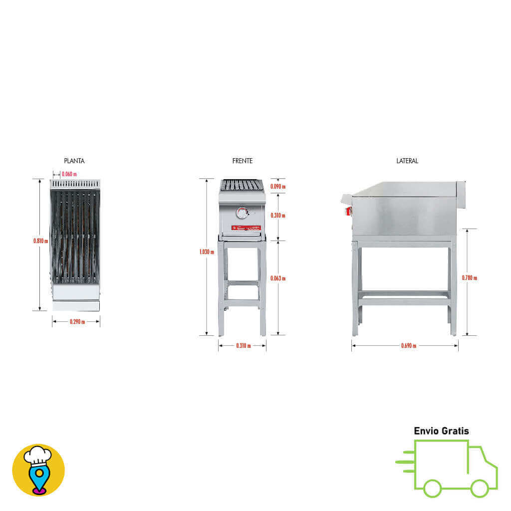 Asador 1 Sección CORIAT - ACV-1 MASTER-Asadores-CORIAT-ElLugarDelChef.com