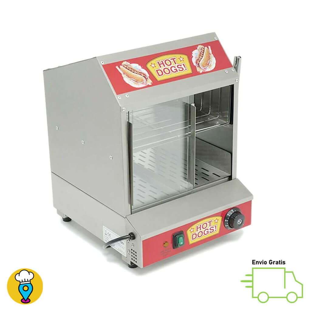 Asador de Salchicas Hotdoguera Tipo Casita MIGSA - HD-1200-Hotdogueras-MIGSA-ElLugarDelChef.com