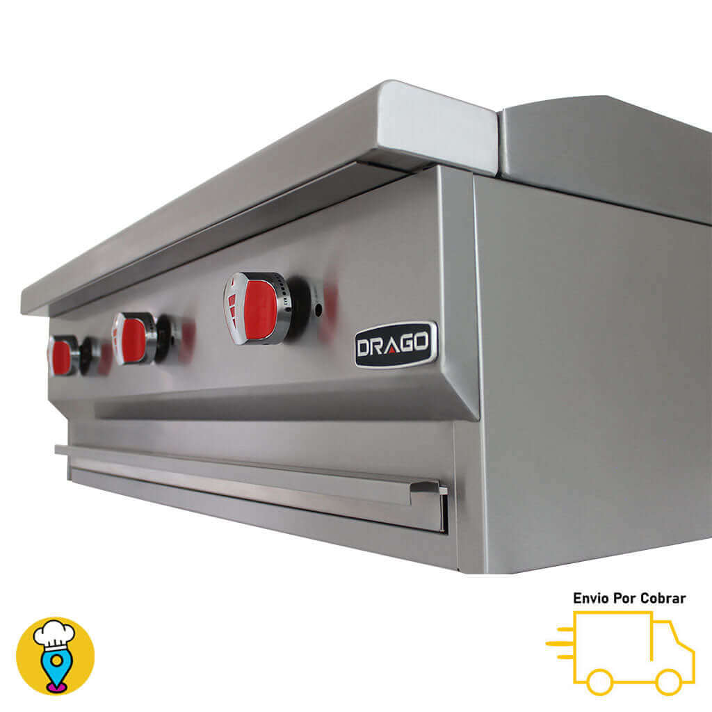 Asador Radiante 3 Secciones DRAGO - AG-3V-R-Asadores-DRAGO-ElLugarDelChef.com